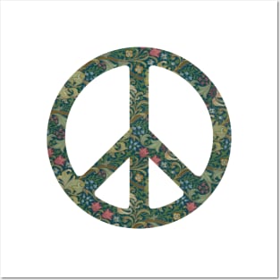 Risk Studio Floral Peace Sign I Posters and Art